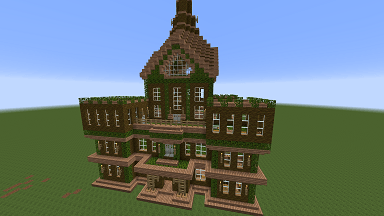 Minecraft Civcraft Elven Town Hall