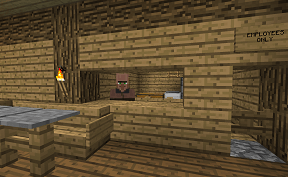 Coal Minecraft NPC Villager