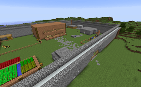 Starting out small on Towny PVE Minecraft Server